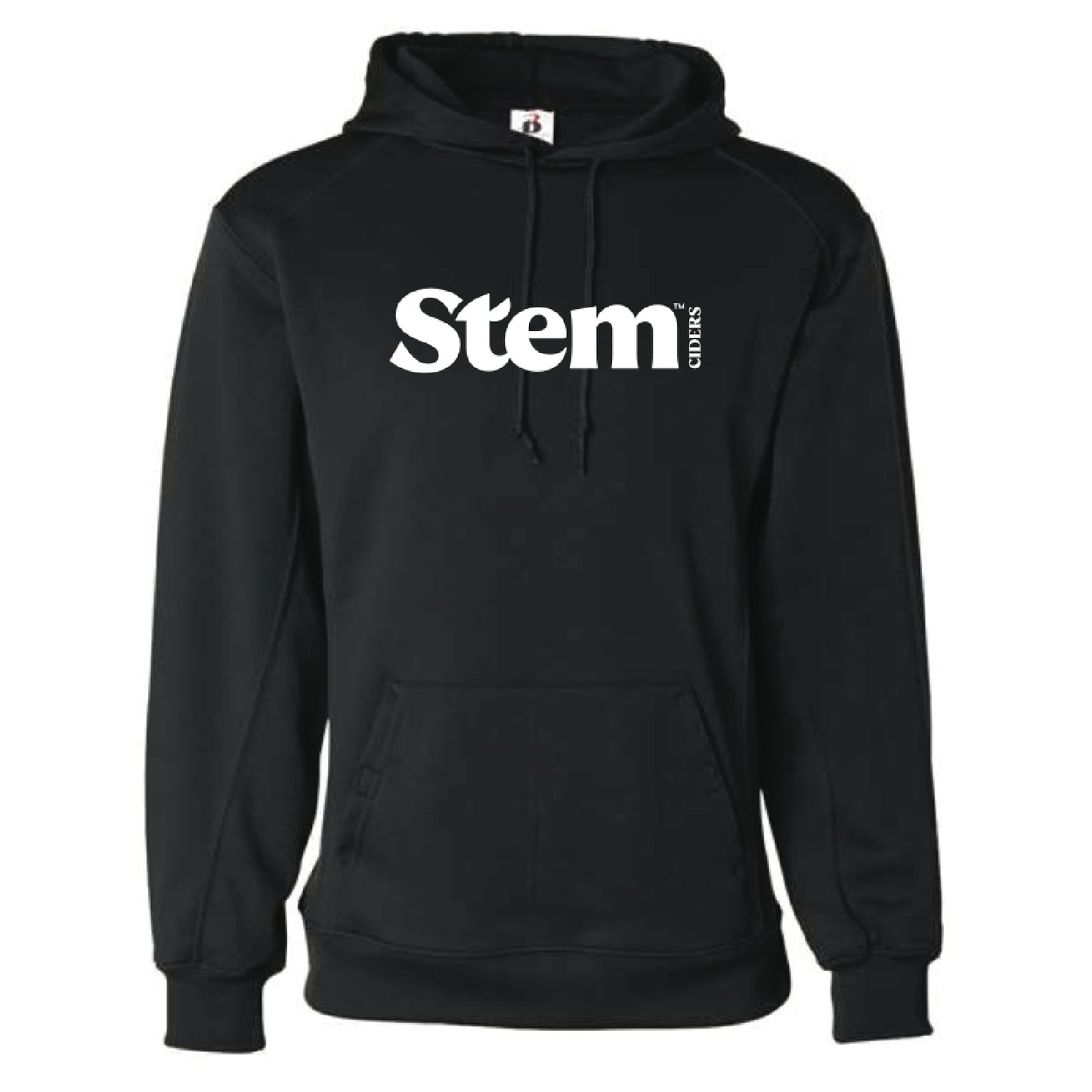 Black Basic Logo Hoodie