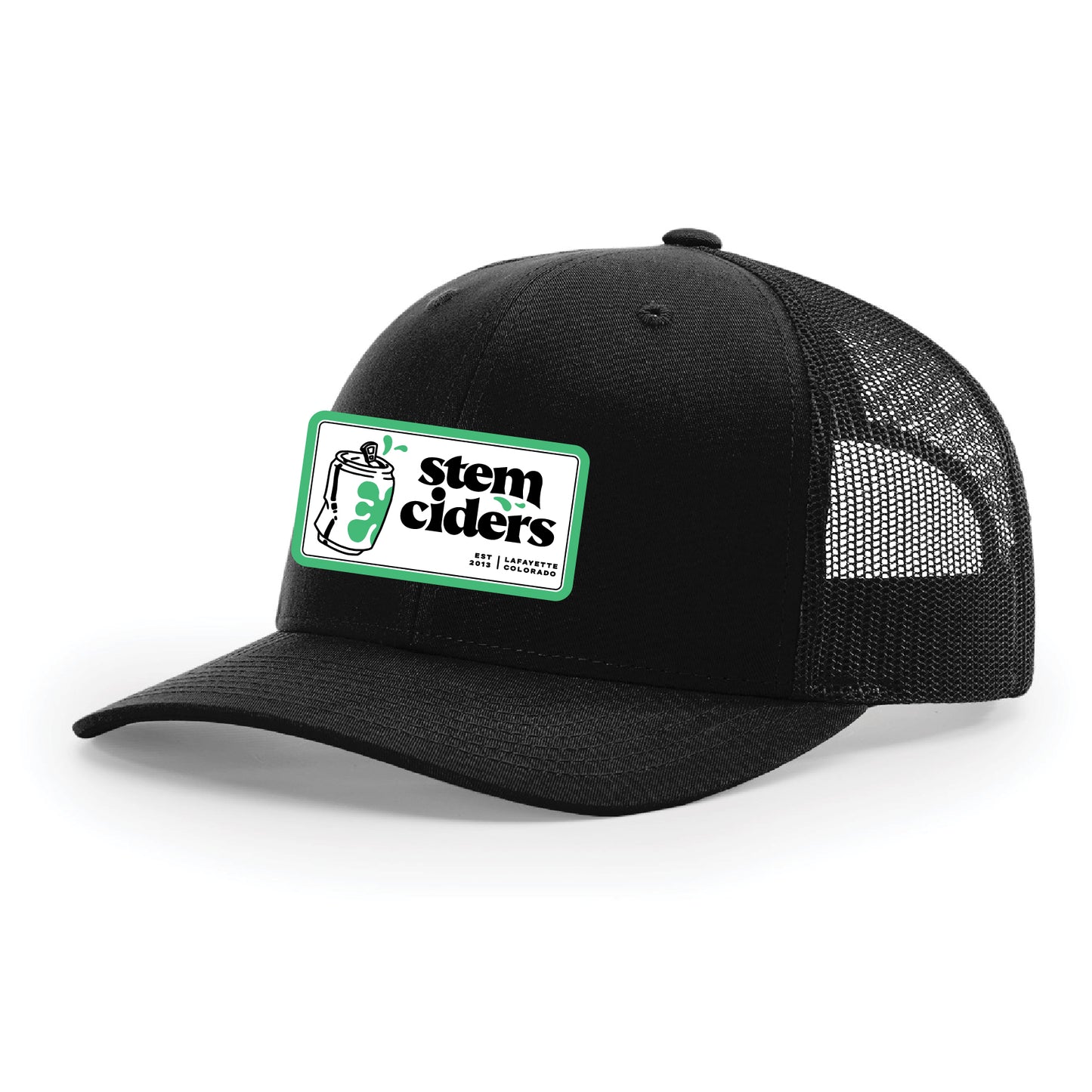 Stem Crushed Can Patch Trucker Hat