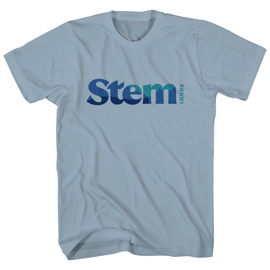 Splat Logo Tee (Stone Wash Denim)